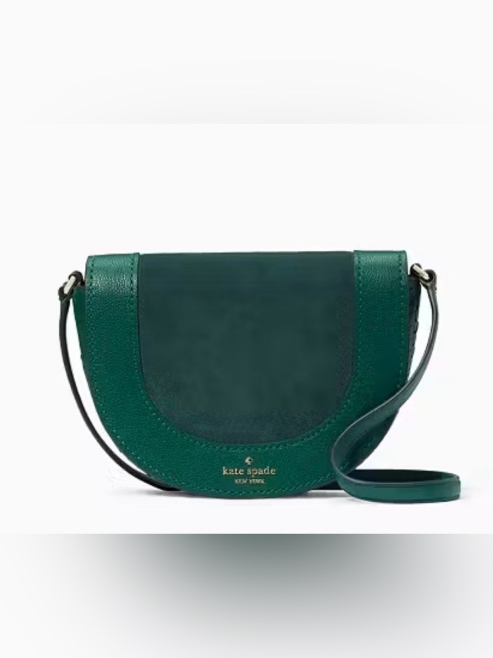 Kate Spade Green Luna Crescent Crossbody